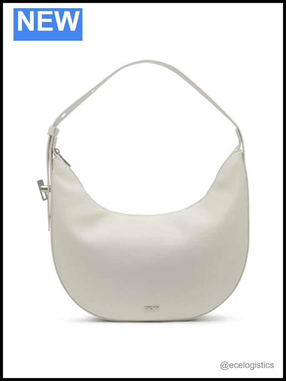 DKNY Bleeker Hobo Bag Polyurethane Shoulder Bag Top Zip Women's Handbags